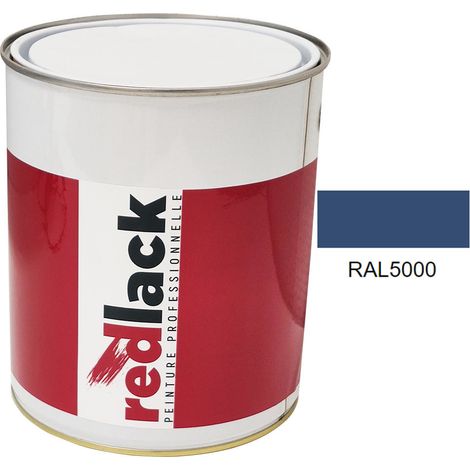 Dose 3L Lack Mehrzweckfarbe – RAL 5000 – Violettblau – Seidenmatt – für verschiedene Oberflächen – Redlack