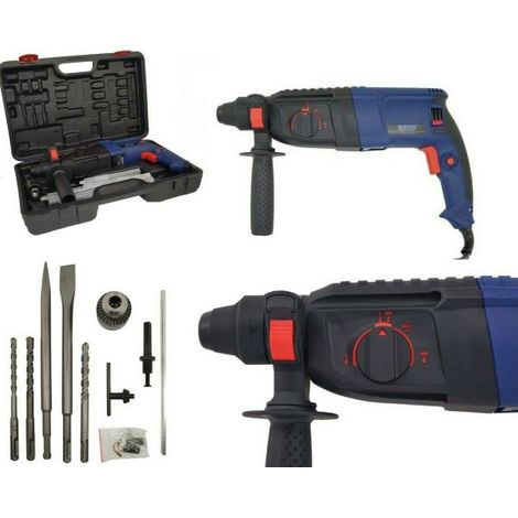 MARTELLO PERFORATORE ROTATIVO TASSELLATORE TRAPANO 800W 2.8J ROYCE DEMOLITORE