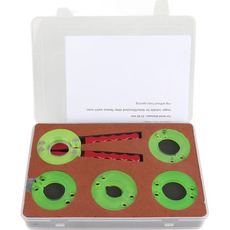 Bague d'ouverture pour lunette de montre, outil de démontage de verre, kit de réparation horloger. (1/5)