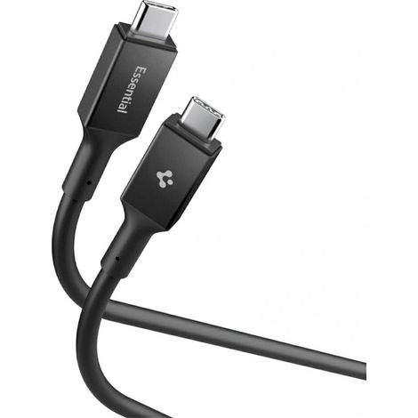 Spigen EB10020CC Essential USB-C-Kabel 100 W 2 m Schwarz (1/3)