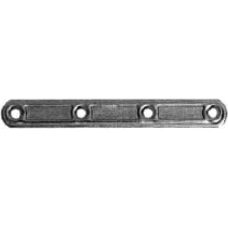 ORECA - 4 PIASTRINE DI CONGIUNZIONE DRITTE IN INOX 100X15MM