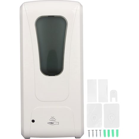 Distributeur automatique de savon mousse 1000ml, mural sans contact, machine à savon pour salle de bain cuisine maison (1/5)