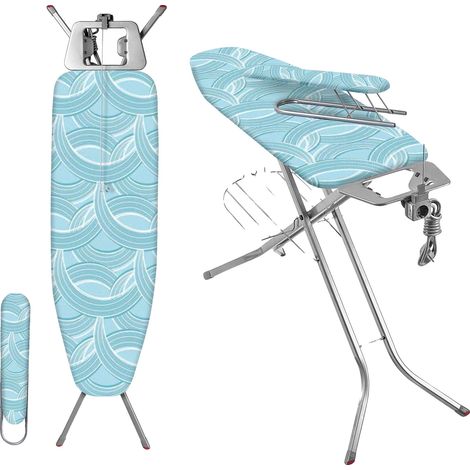 Bügelbrett, höhenverstellbar, kompaktes Design, Blau (1/5)
