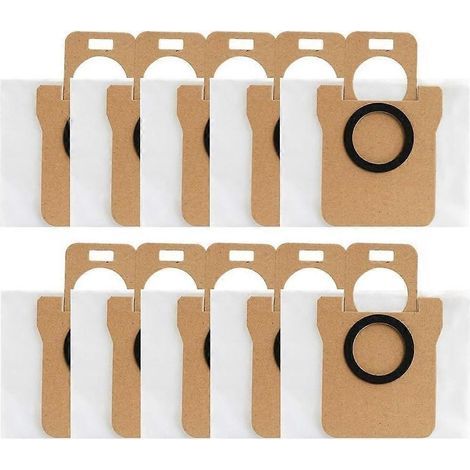 10PCS Dust Bags avec Xiaomi Robot Aspirateur H50 Pro / OV42GL Accessoires Sac à poussière pièce détachée