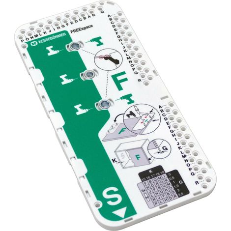 Bohrlehre für KESSEBÖHMER Klappenbeschlag FREEspace Bohrschablone für die Korpusinnenseite und Front Montagehilfe von Sotech (1/4)