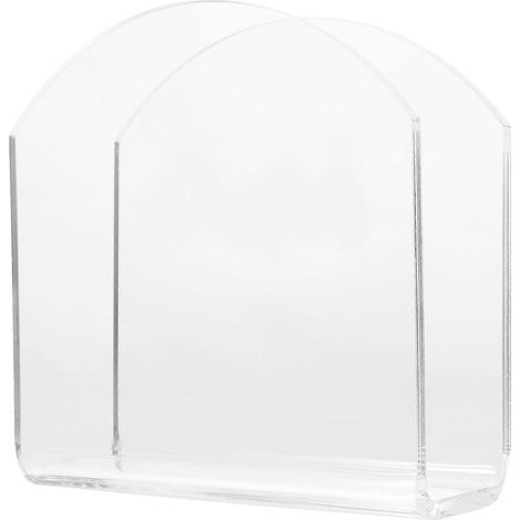 Présentoir à mouchoirs en acrylique transparent de table, lot de 4, pour usage domestique (1/5)