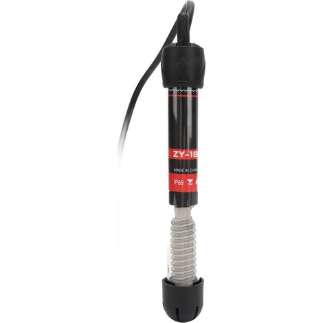 Chauffage submersible pour aquarium, température constante automatique, réglable, en verre, avec 2 ventouses (1/5)
