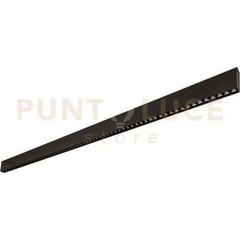 GSO111N SOSPENSIONE BIEMISSIONE LED 4000K 3372LM 40W IP40 NERO SATINATO 119CM
