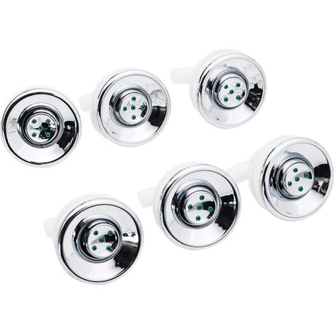 6 pcs/lot buse de pulvérisation hydraulique Massage économie d'eau pommeau de Douche Jets Cabine de Douche Chambre Accessoires Salle de Bain (1/5)