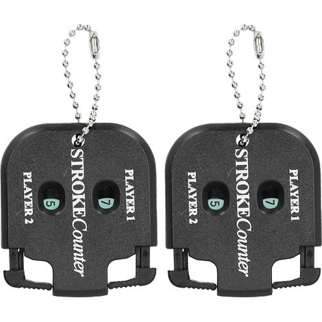 Compteur de scores de Golf Portable, 2 pièces, Mini tir avec porte-clés. (1/5)