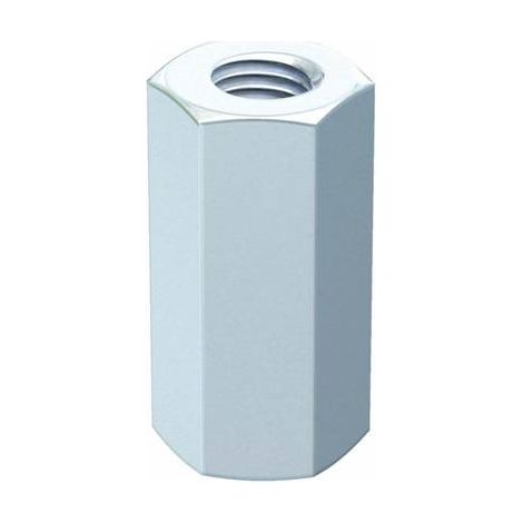 OBO Bettermann Manicotto di collegamento per barra filettata M10x30mm acciaio zincato elettroliticamente, 6410103
