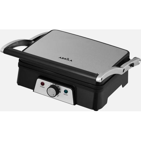 Grill parrilla marques 1600w negro/acero apertura180º placa 29x23cm antiadh.ac.inox.tacto frio 15,5x33x30cm