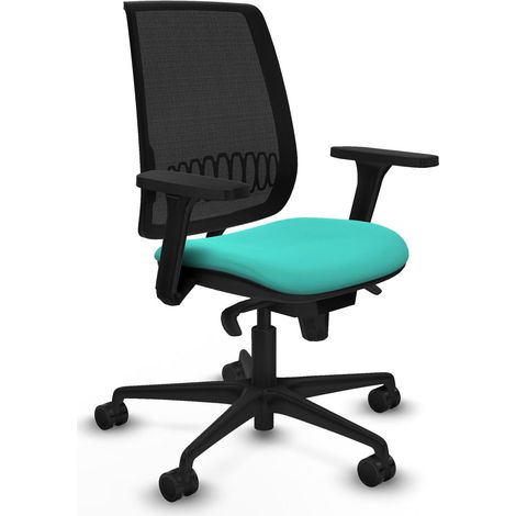 Chaise de bureau piqueras y crespo Alares noir mousse ergonomique (1/2)