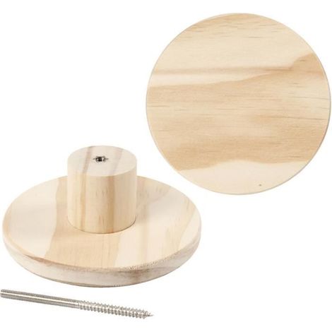 Porte-manteau - Bois - 54406 - Bois clair - Intérieur - A poser (1/4)