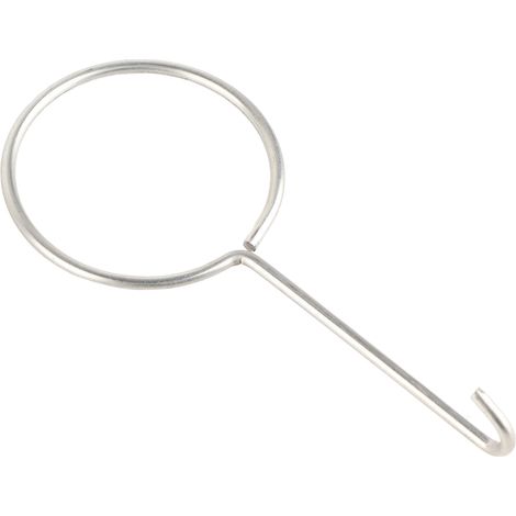 Panier à rôtisserie universel en acier inoxydable, rond, accessoire pour barbecue extérieur (1/5)