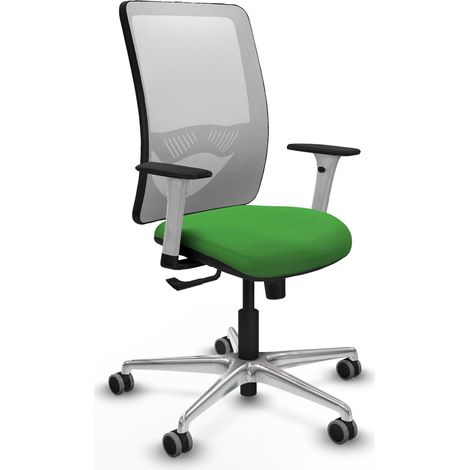 Sedia da ufficio piqueras y crespo Zulema bianco alluminio (1/2)