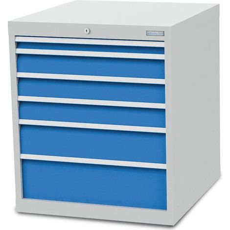 Schubladenschrank Tiefe 736, R 24-24, 6 x Schublade Maße in mm (BxTxH): 705 x 736 x 819