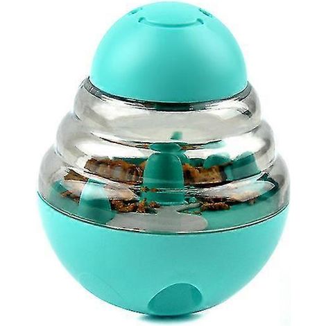 Jouet pour animaux de compagnie Tumbler, jouet distributeur de nourriture pour chien et chat (bleu) (1/5)