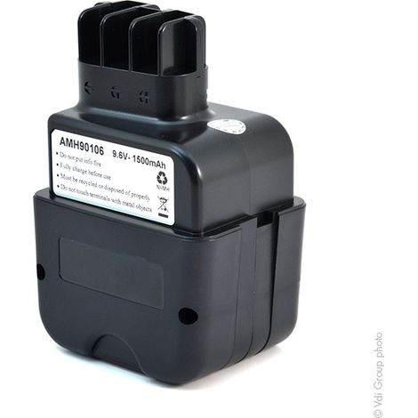NX - Batterie visseuse, perceuse, perforateur, ... compatible Metabo 9.6V 1.5Ah - 31178527 (1/3)