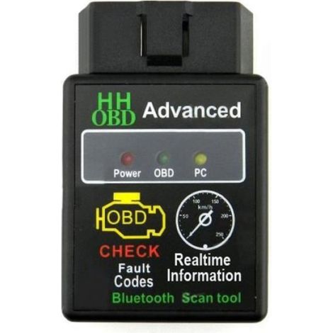 Scanner OBD-II ELM327 - Bluetooth V2.1 - Diagnostic Automobile - Compatible Tous Véhicules OBD-II - 1 Pièce (1/4)
