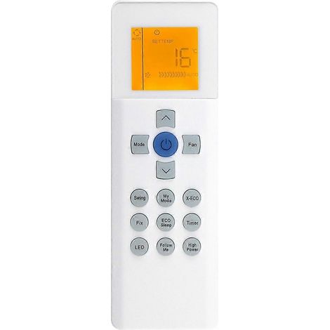 Télécommande de remplacement RG67G(2S)/BGEF pour climatiseur Carrier RG67G(2S)/BGEF RG67N/BGCEF (1/5)