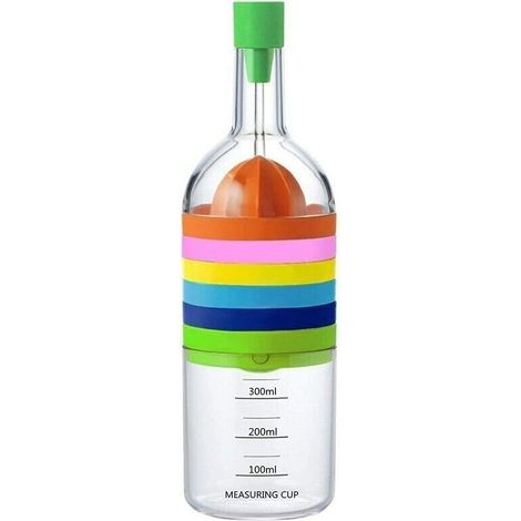 Kit Multi-Fonction Cuisine - Entonnoir Bouteille - Presse Citron - Râpe Épices - Écraseur Œufs - Râpe Fromage - Séparateur Œufs - Tasse à Mesurer - Ouvre-Boîtes - 8 Pièces (1/5)