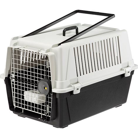 Ferplast ATLAS 40 Transport pour chiens de taille moyenne. Variante ATLAS 40 - Misure: 49 x 68 x h 45.5 cm - Gris (1/5)