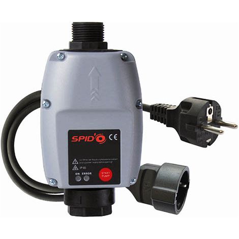 Dipra – Automatisme BRIO 2000 M – Gestion automatique pour pompe d’arrosage – Pression min 1,5 bar – Protection manque d’eau intégrée – Longueur câble 1,5 m