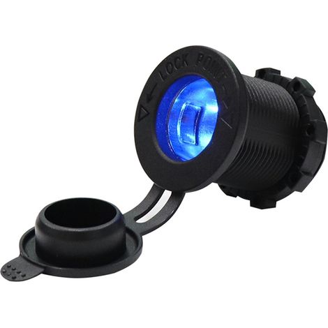 Presa accendisigari 10A/24V 20A/12V LED blu (1/5)