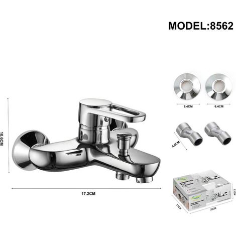 ROBINET MITIGEUR DE BAIGNOIRE ARGENT CHROME 8562