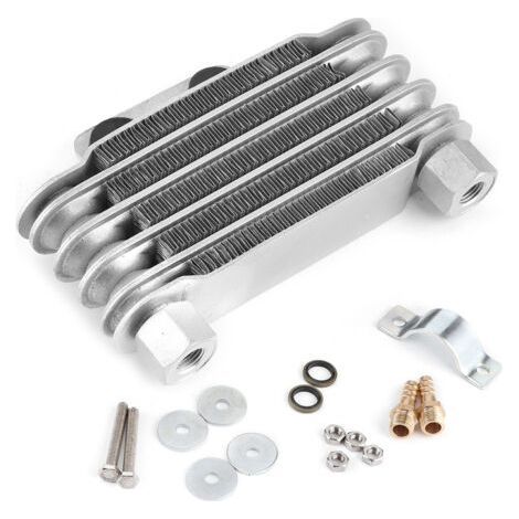5 Rangée Universel Moteur Refroidisseur D'huile De Refroidissement De Radiateur De Remplacement Pour 125-250CC Moto Dirt Bike ATV (1/4)