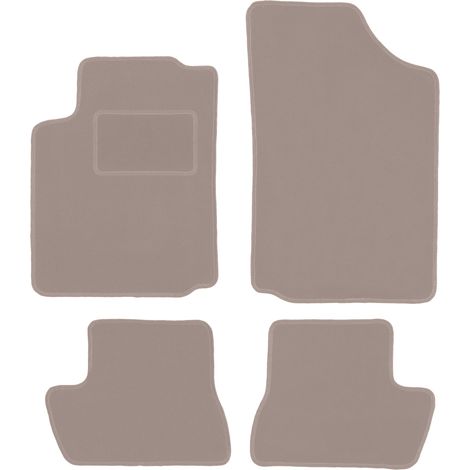 Tappetini in velluto beige per: Citroen C3 Pluriel cabrio (2003-2010)
