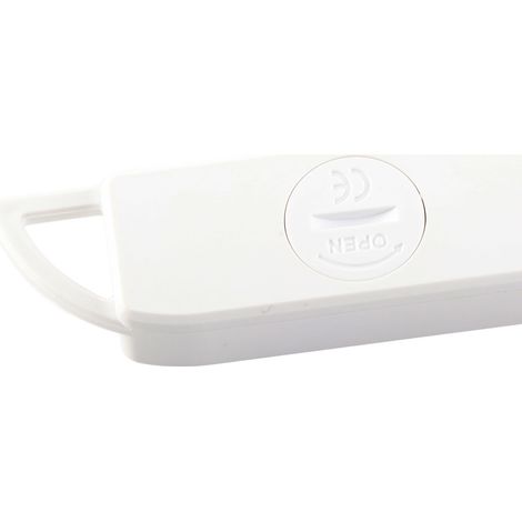Thermomètre alimentaire rapide -50°C à 300°C, étanche, mesure en 3 secondes (23x3x1 cm), ABS blanc, boîte 25x3x2 cm 30g (1/5)
