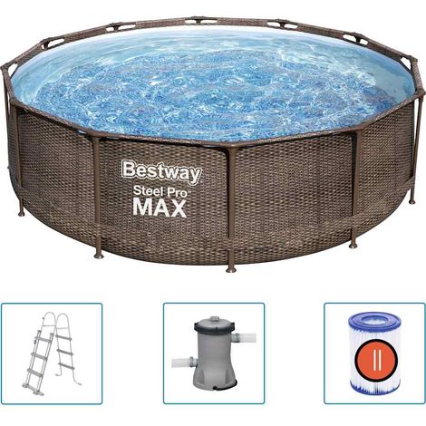 Maison Exclusive - Steel Pro MAX Swimmingpool-Set Deluxe Series R (1/5)