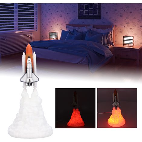 Elegante dekorative 3D-LED-Lampe mit aufgedrucktem Design auf einem USB-Sockel, ideal für das Wohnzimmer. (1/5)
