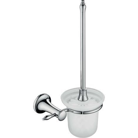 Novaservis Ferro Retro - Brosse WC murale avec support, verre mat/chrome ARE14 (1/2)
