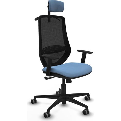 Piqueras y Crespo Mardos sedia da ufficio blu cielo ergonomica