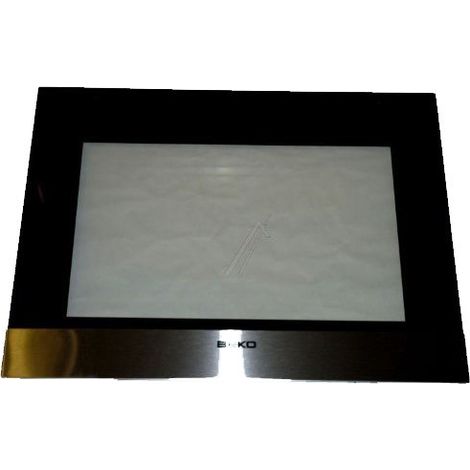 ENSEMBLE PORTE INOX POUR FOUR BEKO - D20581