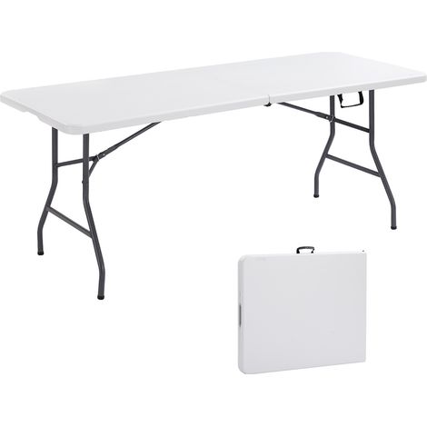 AREBOS Mesa Plegable Mesa de Buffet Mesa de Jardín Mesa de Comedor Mesa 182 cm (1/5)