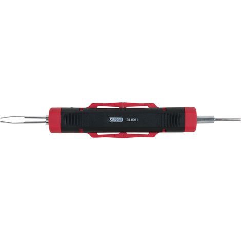 KS Tools - Extracteur universel de cosses pour connecteurs plats et Faston - 2,8 / 4,8 / 5,8 / 6,3 mm - 154.0011 (1/5)