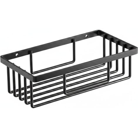 Étagère murale de salle de bain en acier au carbone ne nécessite aucun perçage pour l'installation. (1/5)