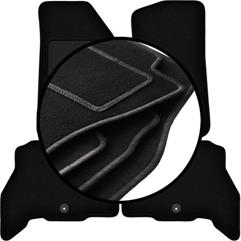 Komplettset Veloursmatten für: Jeep Wrangler JL 4XE 5 Türen (2021-2023) (1/5)
