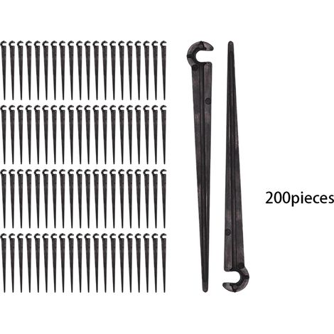 (200) Die 11 cm langen Nägel eignen sich für Tropfbewässerungsrohre, durchlässige Rohre, Bewässerungsrohre usw. (1/5)