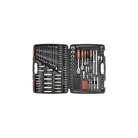 Set de llaves de carraca Sthor 216 piezas metal resistente (1/2)