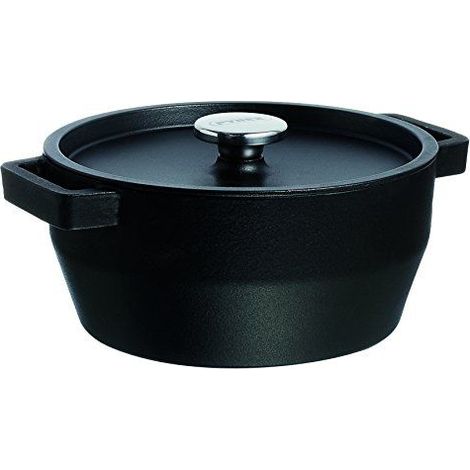 Pyrex Cocotte ronde en fonte grise 28 cm 6,3 litres (1/5)