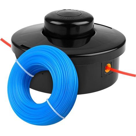 PLULON Universal-Freischneiderkopf M10 x 1,25 LHF Ersatzspulenkopf mit 1,6 mm x 30 m Rundfaden für Rasentrimmer (1/5)