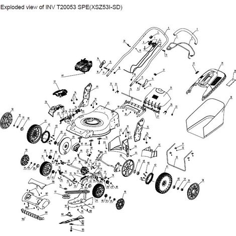 Adaptateur de lame - 1001952000 pour INV T20053 SPE