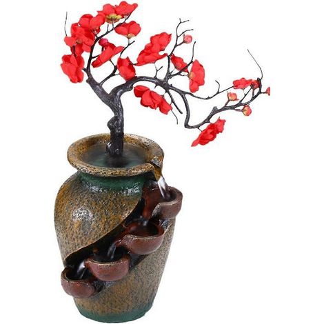 Vase cascade d'intérieur simulant un arbre décoratif - Prise UE (1/5)