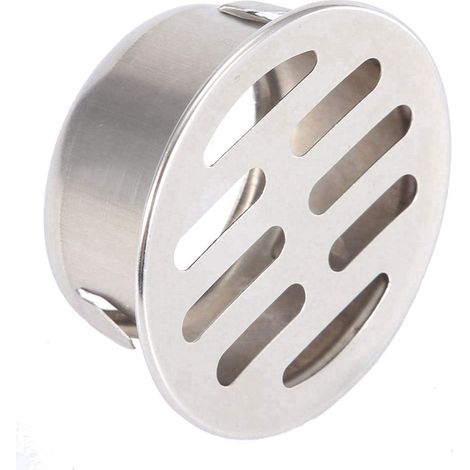 Drain de Plancher, Drain de Plancher Anti-Blocage de Balcon d'acier Inoxydable pour l'usage extérieur de Cour(50 Bouche Plate) (1/5)