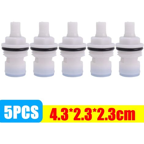 Lot de 10 cartouches de remplacement universelles en plastique pour robinets de cuisine et de salle de bain. Accessoires inclus.